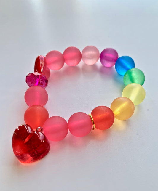 Bianca's Rainbow Bracelet by Red Bobble
