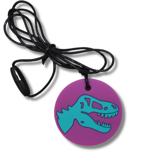 Dino Chew Pendant - Purple