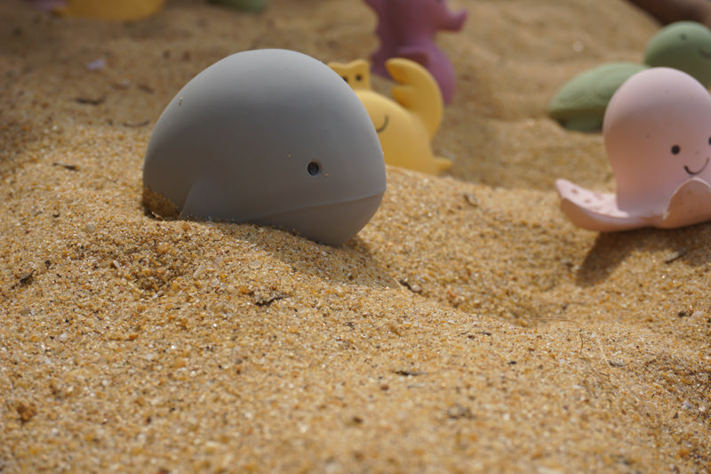 Tikiri Natural Rubber Whale Ocean Buddy