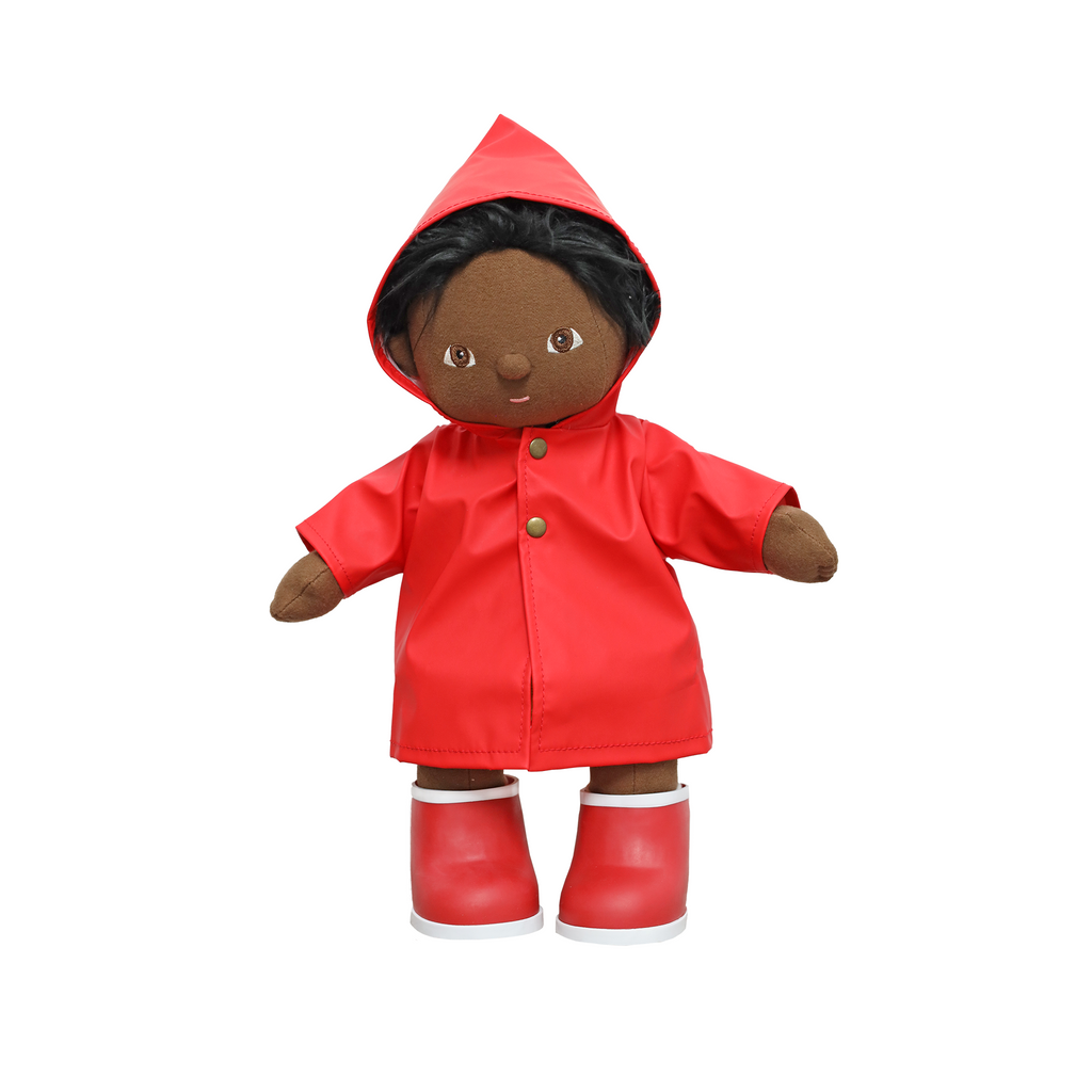 Olli Ella Dinkum Doll Rainy Playset - Red