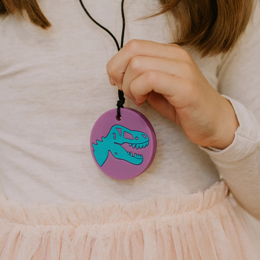 Dino Chew Pendant - Purple