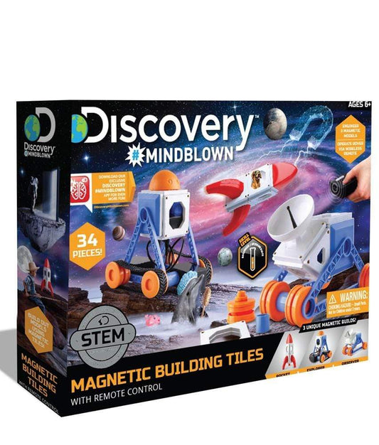 Discovery Magnetic Tiles With Remote Control