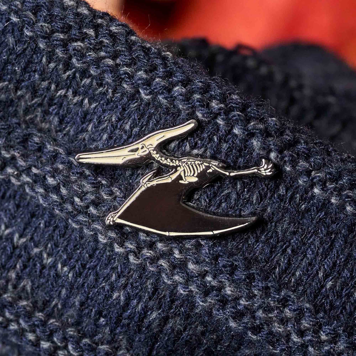 Enamel Pin Dinosaur Skeleton Glow Pteranodon