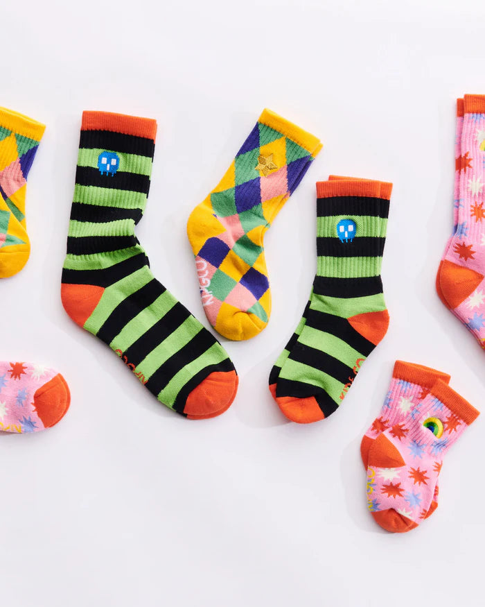 Gamer Stripe Socks by Kip & Co