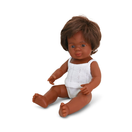 Miniland Doll - Anatomically Correct Baby, Australian Aboriginal Boy 38 cm