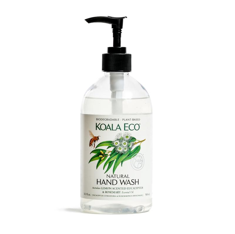 Koala Eco Natural Hand Wash Lemon Scented Eucalyptus & Rosemary 500ml