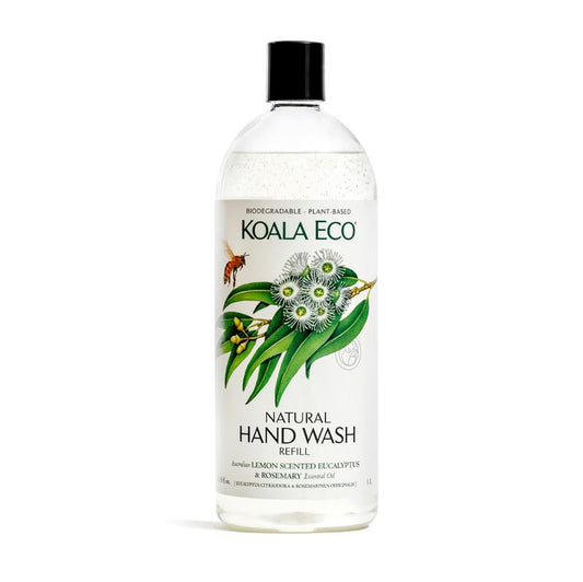 Koala Eco Natural Hand Wash - Refill Lemon Scented Eucalyptus & Rosemary One Litre