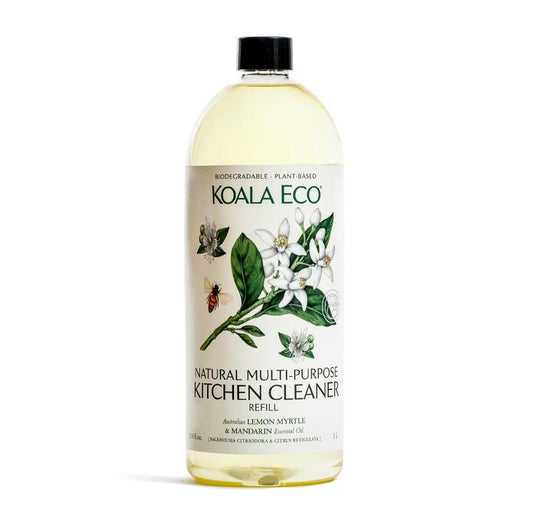 Koala Eco Natural Multi-Purpose Kitchen Cleaner Lemon Myrtle & Mandarin One Litre Refill