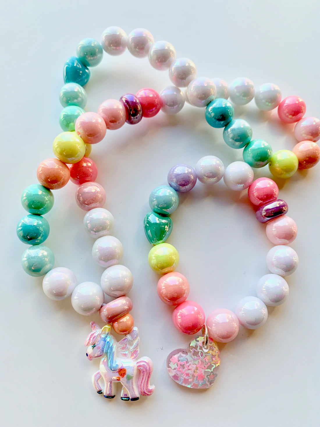 Pearly Unicorn Necklace by Red Bobble
