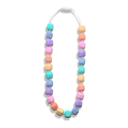 Princess and the Pea Necklace - Pastel Rainbow by Jellystone Designs