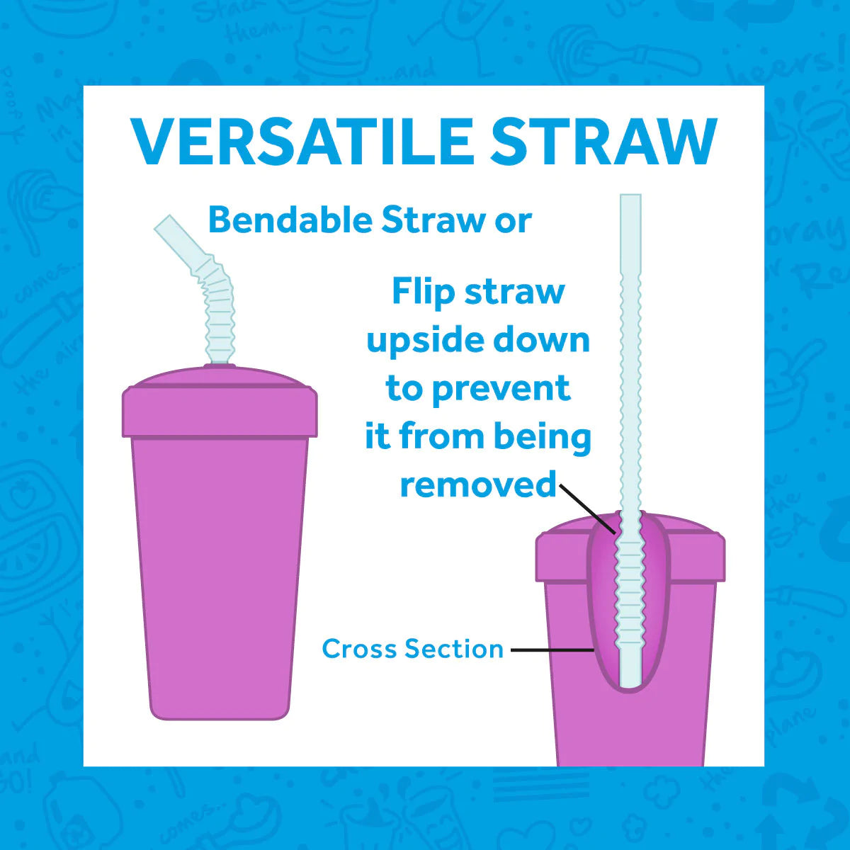 Re-play Replacement Bendy Straw