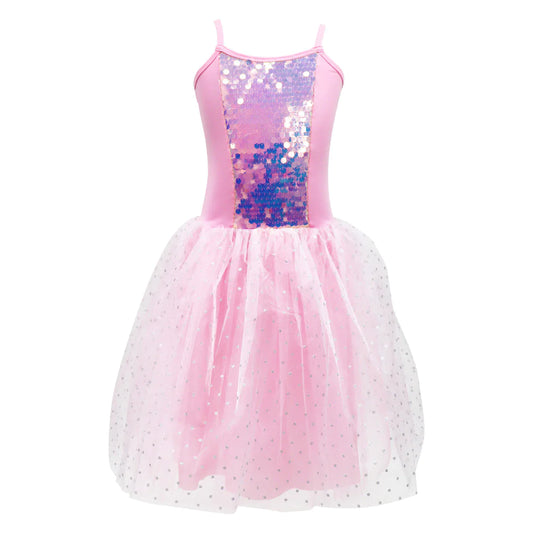 Romantic Ballet Sequin Sparkle Dress by Pink Poppy Size 5 to 6 Years