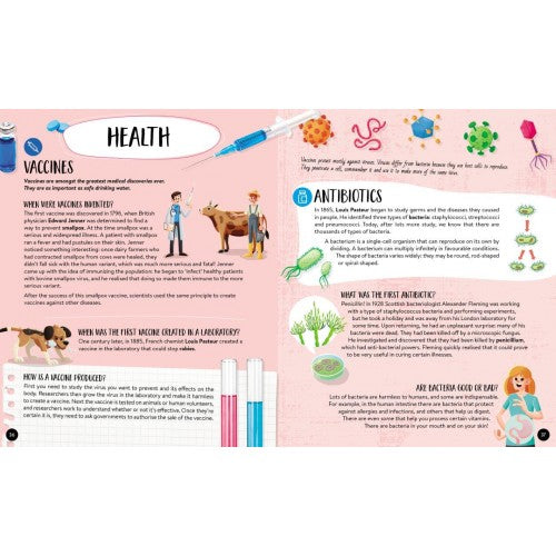 What How and Why Inventions Hard Cover Book and Poster by Sassi Books