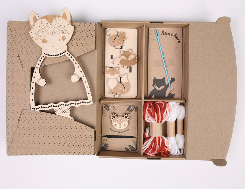 Fox Figure Weaving Kit by SOZO