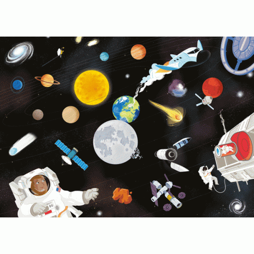 Sassi What How and Why Space Book and Poster