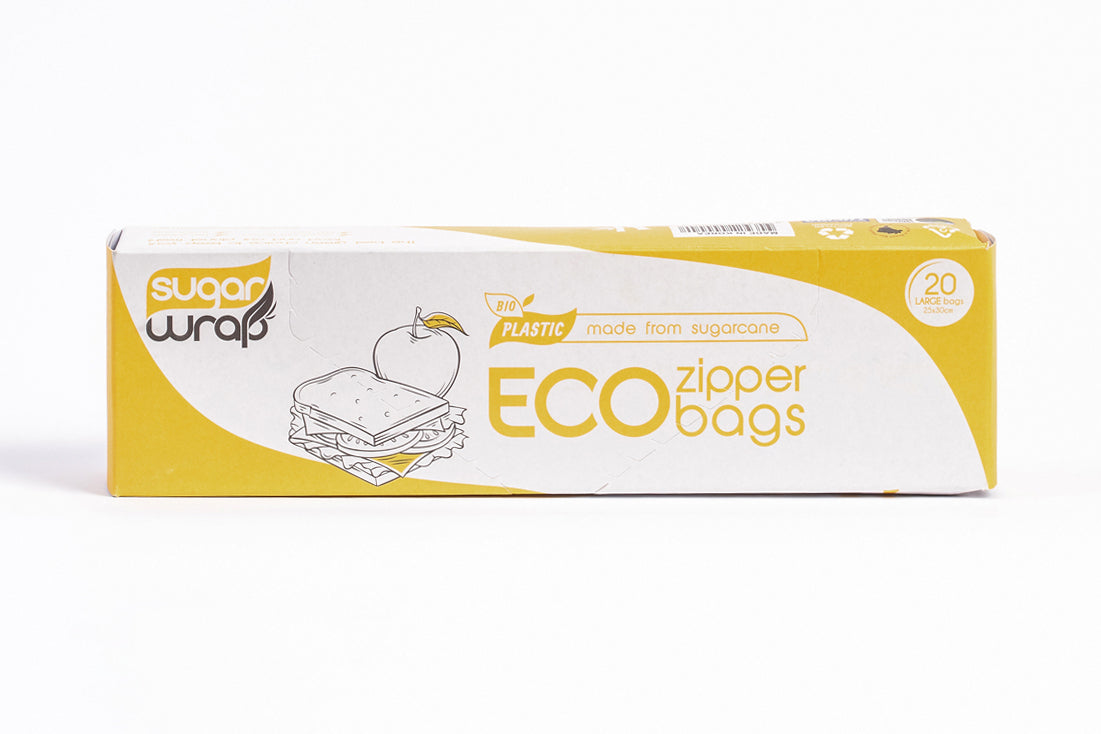 SugarWrap Eco Zip Lock Bags – Large