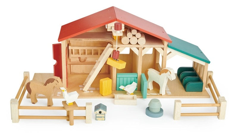 Wooden Farm by Tenderleaf Toys