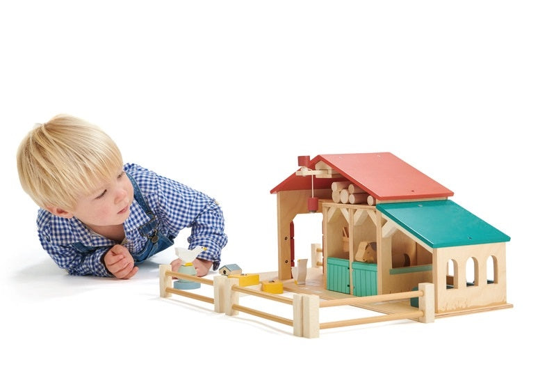 Wooden Farm by Tenderleaf Toys