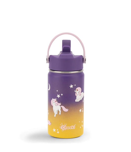 Kids 400ml Insulated Bottle by Cheeki - Unicorn