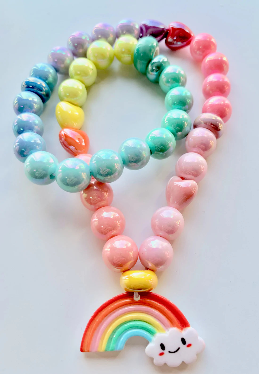 Violet's Rainbow Necklace by Red Bobble