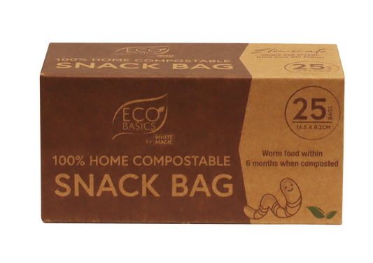 White Magic Eco Basics Compost Snack Bag 25pk