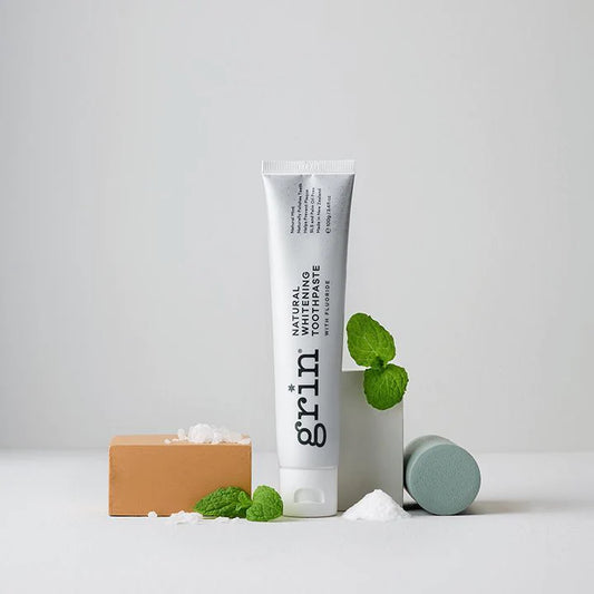 Grin Whitening with Fluoride Natural Toothpaste 100g