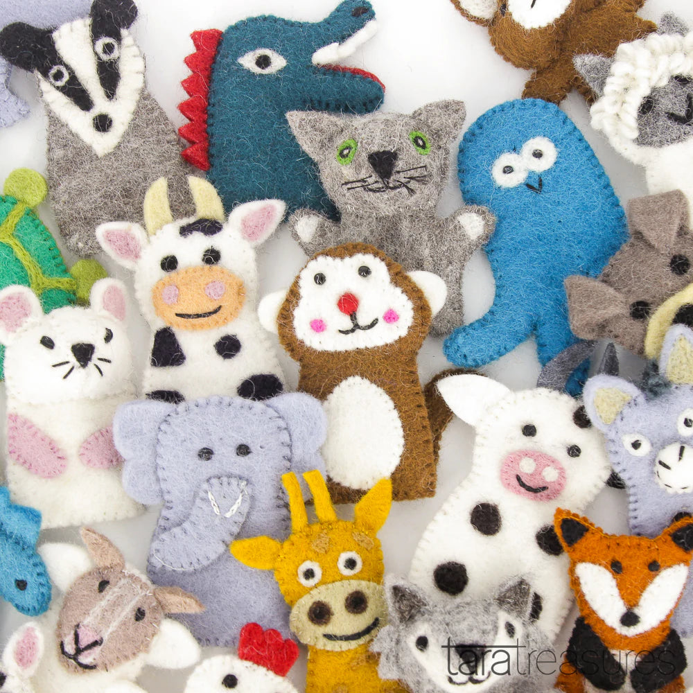 Individual Felt Finger Puppets