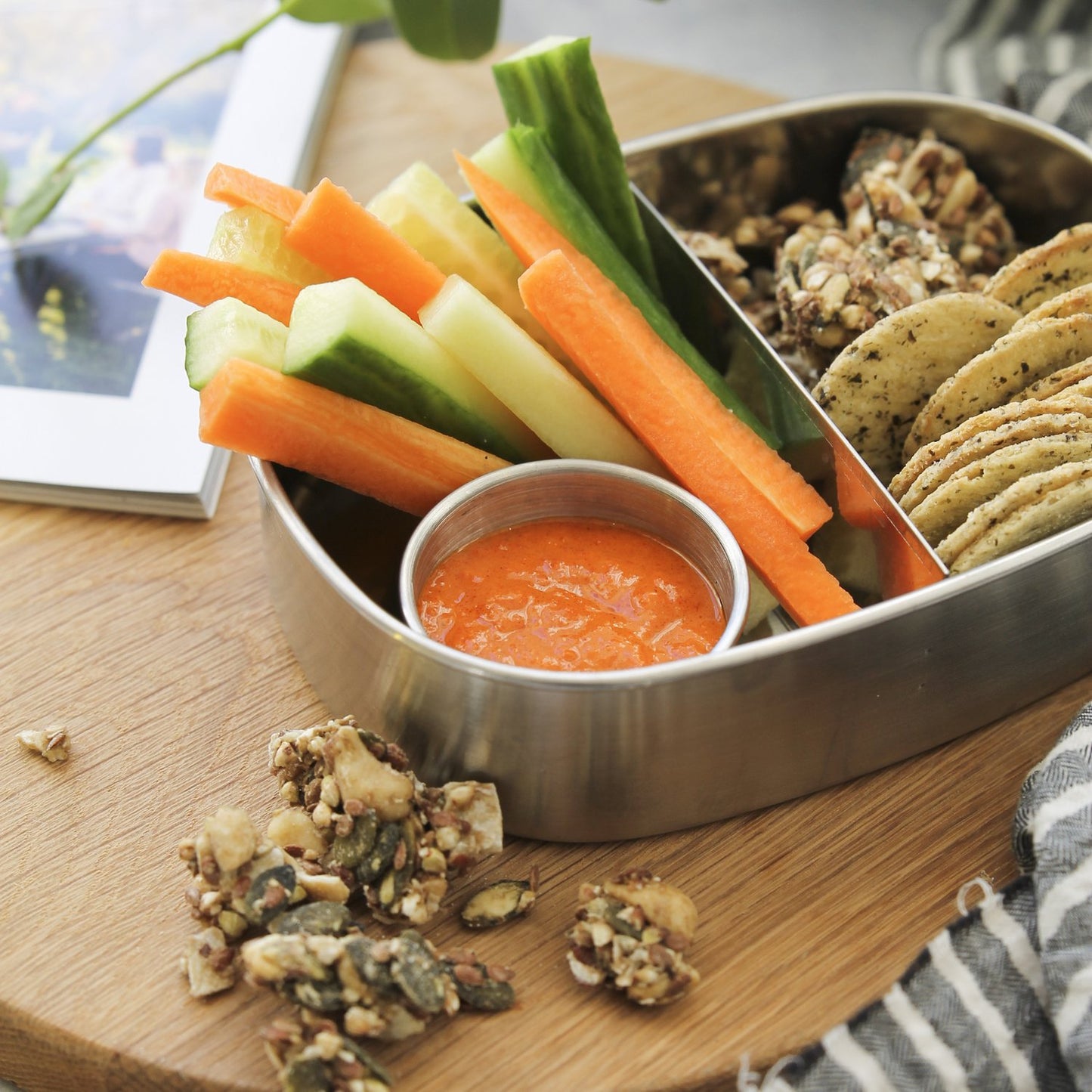 Ever Eco Bento Snack Box - Two Compartments