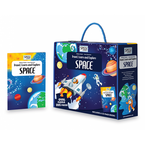 Sassi Travel, Learn and Explore - Puzzle and Book Set