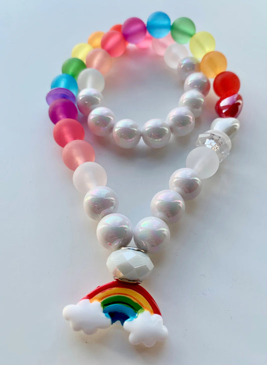 Sweet Rainbows Necklace by Red Bobble